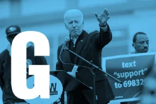 Sticker from BideN-word