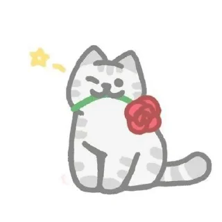 Sticker from Love kitty