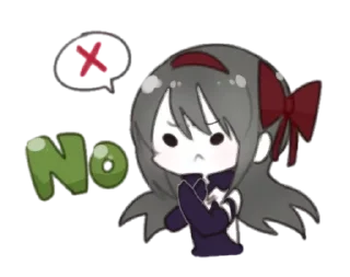 ❌ emoji Madoka - @animevanitasita Telegram sticker 12 of 111