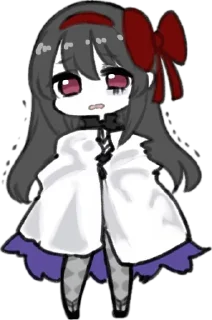 😰 emoji Madoka - @animevanitasita Telegram sticker 13 of 111