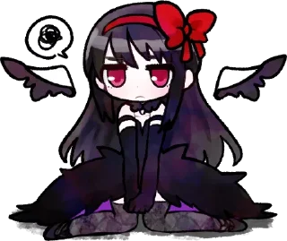 😤 emoji Madoka - @animevanitasita Telegram sticker 24 of 111