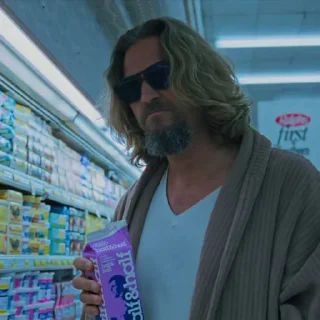 Sticker from The Big Lebowski | @Mr_limnerToo
