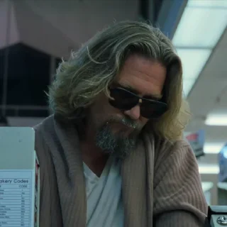 Sticker from The Big Lebowski | @Mr_limnerToo