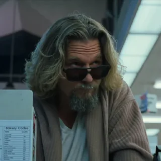Sticker from The Big Lebowski | @Mr_limnerToo