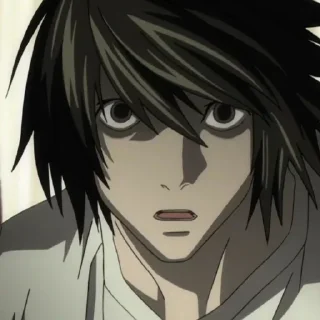 ☕️ emoji L  Lawliet Telegram sticker 23 of 69