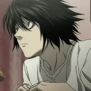 ☕️ emoji L  Lawliet Telegram sticker 7 of 69