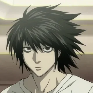 ☕️ emoji L  Lawliet Telegram sticker 16 of 69