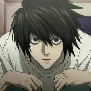 ☕️ emoji L  Lawliet Telegram sticker 1 of 69