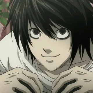 ☕️ emoji L  Lawliet Telegram sticker 6 of 69