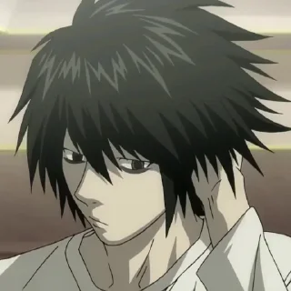 ☕️ emoji L  Lawliet Telegram sticker 15 of 69