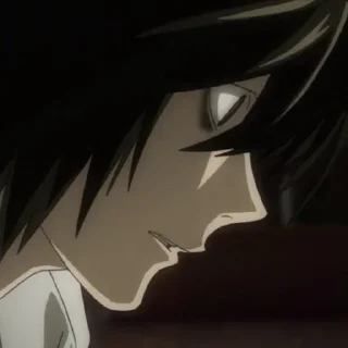 ☕️ emoji L  Lawliet Telegram sticker 17 of 69