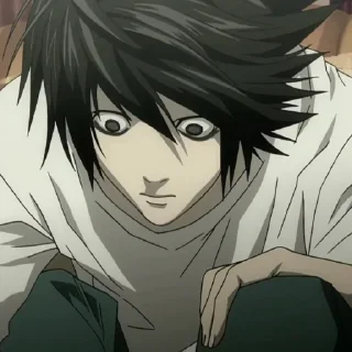 ☕️ emoji L  Lawliet Telegram sticker 9 of 69