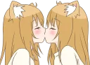 ☺️ emoji Girls love story by @carlysticker Telegram sticker 7 of 40