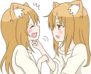 ☺️ emoji Girls love story by @carlysticker Telegram sticker 8 of 40