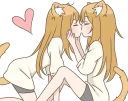 ☺️ emoji Girls love story by @carlysticker Telegram sticker 10 of 40