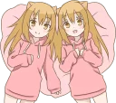 ❤️ emoji Girls love story by @carlysticker Telegram sticker 20 of 40