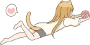 ❤️ emoji Girls love story by @carlysticker Telegram sticker 14 of 40