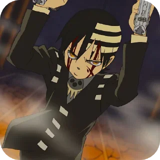 Sticker from Soul eater lmao 2
