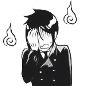 🌟 emoji Sebastian Michaelis Telegram sticker 10 of 35
