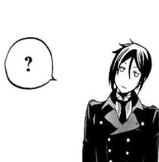 🌟 emoji Sebastian Michaelis Telegram sticker 7 of 35