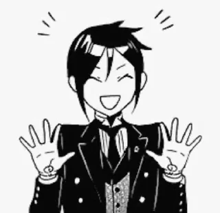 🌟 emoji Sebastian Michaelis Telegram sticker 5 of 35