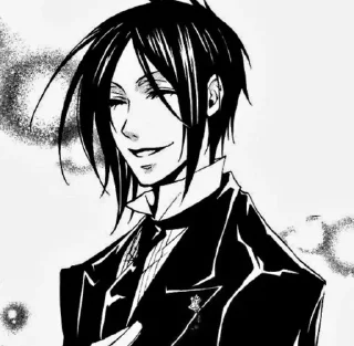 🌟 emoji Sebastian Michaelis Telegram sticker 20 of 35