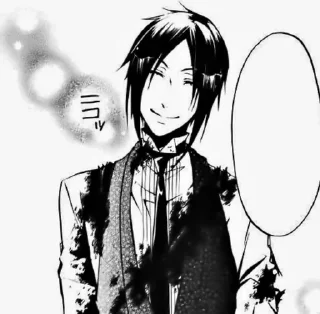 🌟 emoji Sebastian Michaelis Telegram sticker 19 of 35