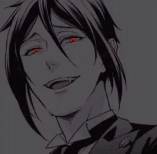 🌟 emoji Sebastian Michaelis Telegram sticker 15 of 35