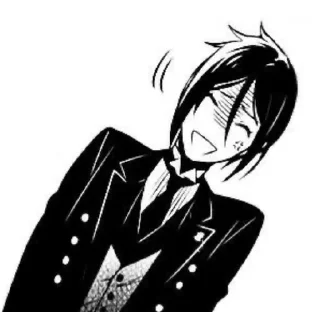 🌟 emoji Sebastian Michaelis Telegram sticker 22 of 35