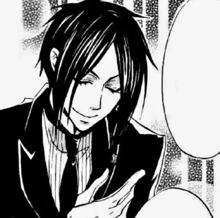🌟 emoji Sebastian Michaelis Telegram sticker 12 of 35