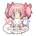 🎶 emoji Puella Magi Madoka Magica Telegram sticker 1 of 35