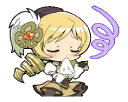 😔 emoji Puella Magi Madoka Magica Telegram sticker 24 of 35