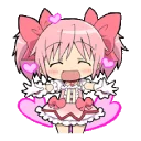😘 emoji Puella Magi Madoka Magica Telegram sticker 6 of 35