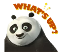 Sticker from Kung Fu Panda