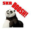 Sticker from Kung Fu Panda