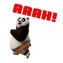 Sticker from Kung Fu Panda