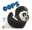 Sticker from Kung Fu Panda