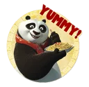 Sticker from Kung Fu Panda