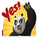 Sticker from Kung Fu Panda