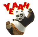 Sticker from Kung Fu Panda