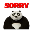 Sticker from Kung Fu Panda