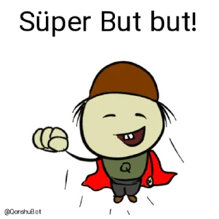 😎 emoji But but @Qonshubot Telegram sticker 6 of 31