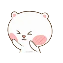 😝 emoji TuaGom Puffy Bear- @MochaStickers Telegram sticker 5 of 24