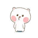 😊 emoji TuaGom Puffy Bear- @MochaStickers Telegram sticker 17 of 24
