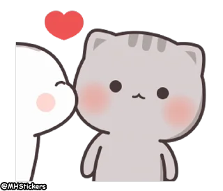 Sticker from @MHStickers Kawaii Neko Chan 3