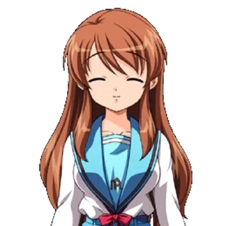 🆘 emoji The Promise Of Haruhi Suzumiya Telegram sticker 22 of 60