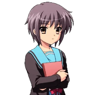 🆘 emoji The Promise Of Haruhi Suzumiya Telegram sticker 17 of 60