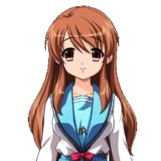 🆘 emoji The Promise Of Haruhi Suzumiya Telegram sticker 21 of 60