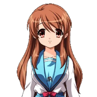 🆘 emoji The Promise Of Haruhi Suzumiya Telegram sticker 20 of 60
