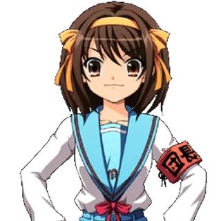 🆘 emoji The Promise Of Haruhi Suzumiya Telegram sticker 2 of 60